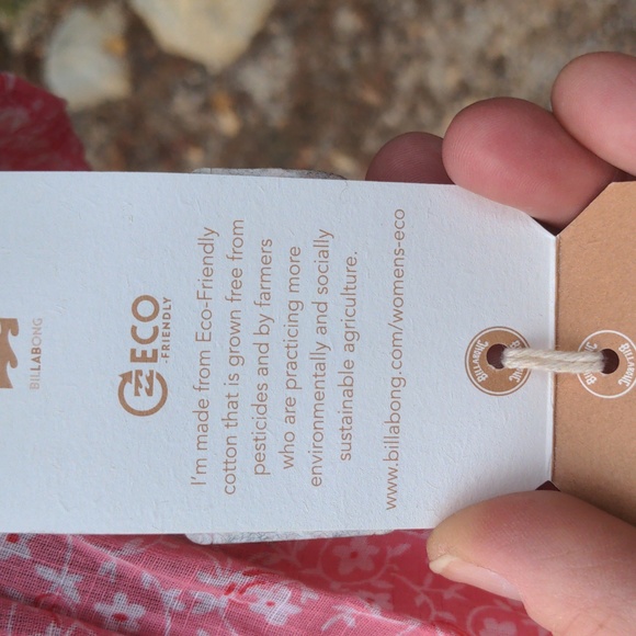 Billabong x Wrangler Coral Floral Print Round Neckline w/ Keyhole Closure NWT - Picture 13 of 16